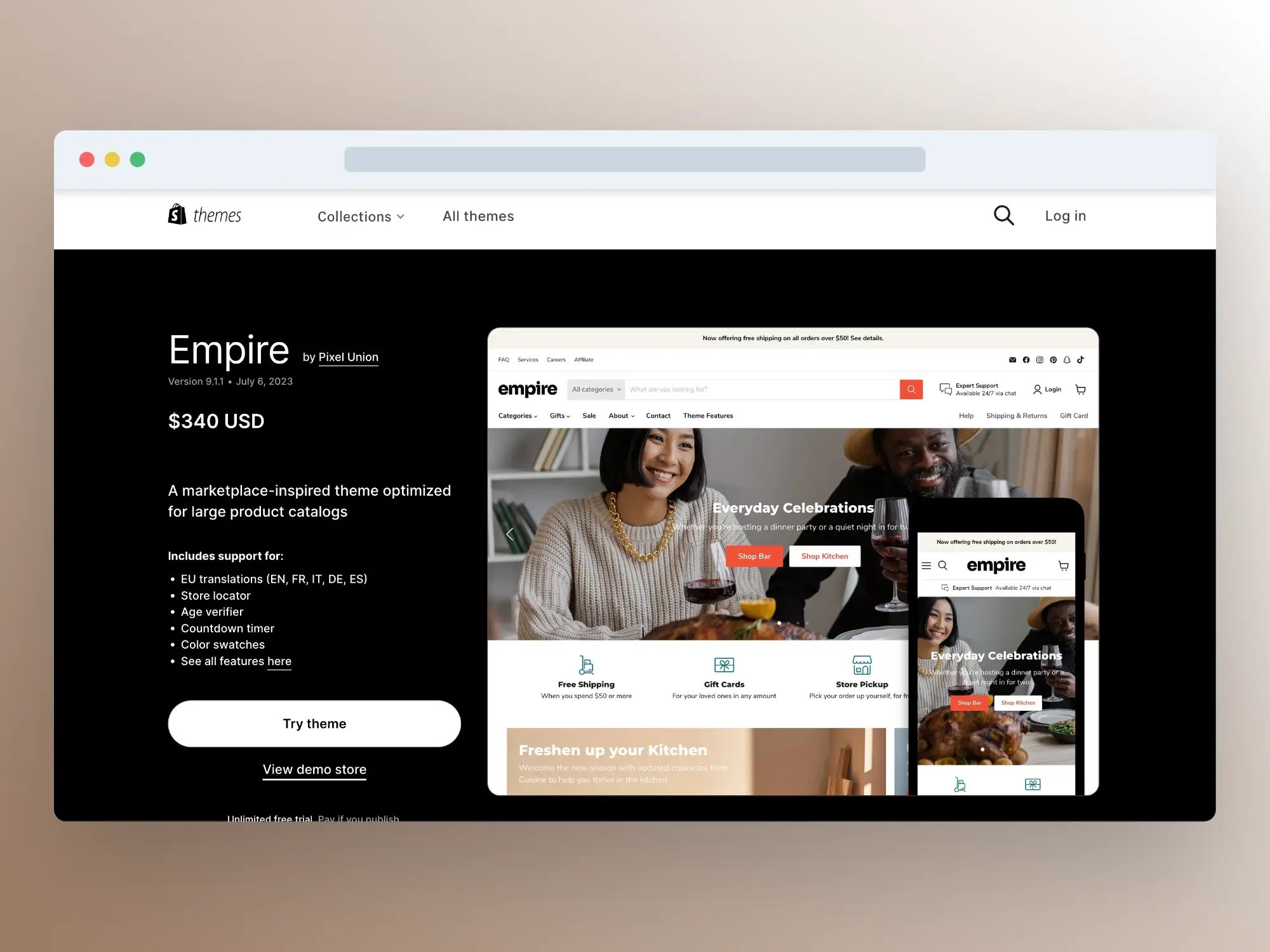 Empire - Shopify Theme