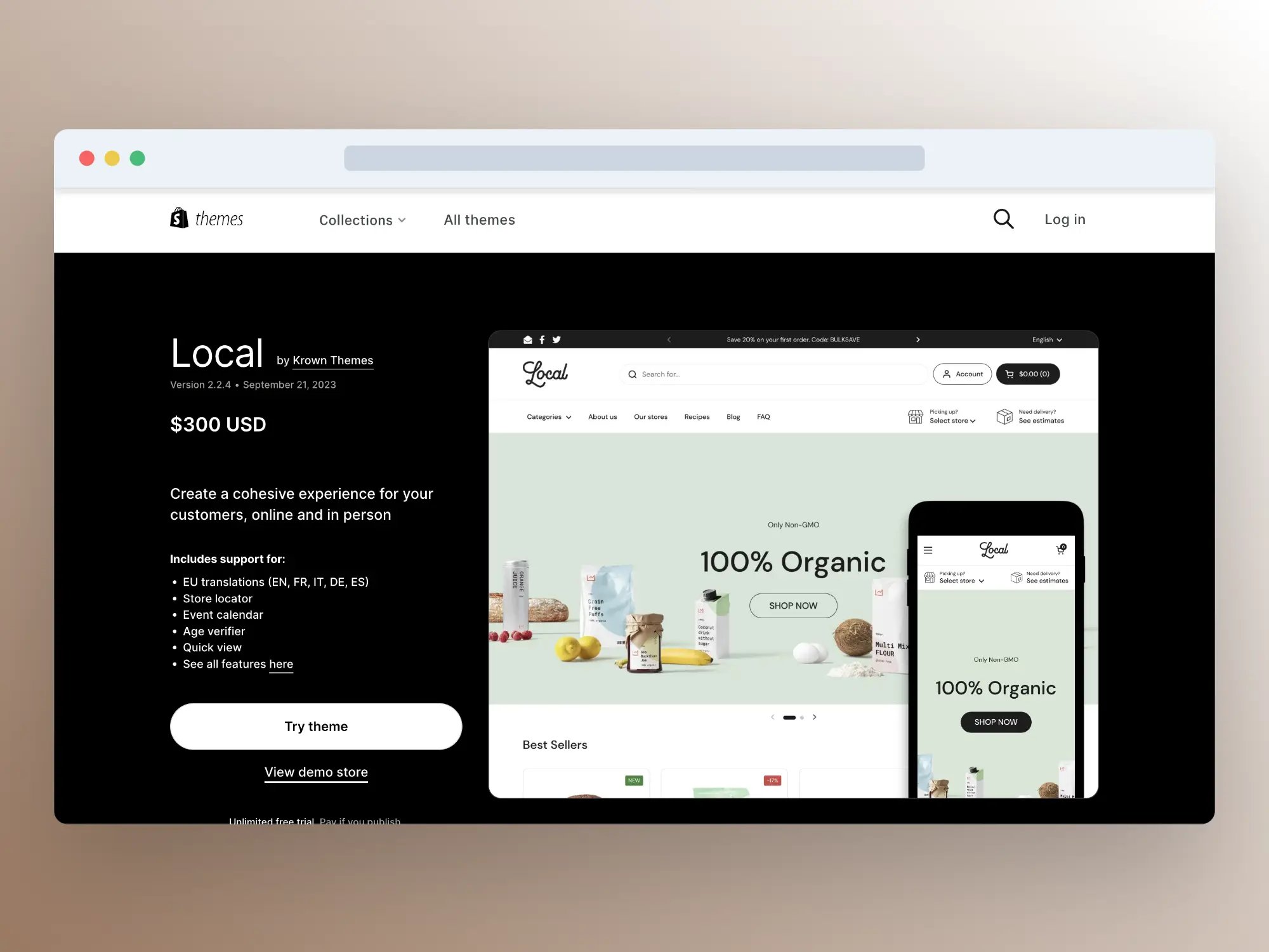 Local - Shopify Theme