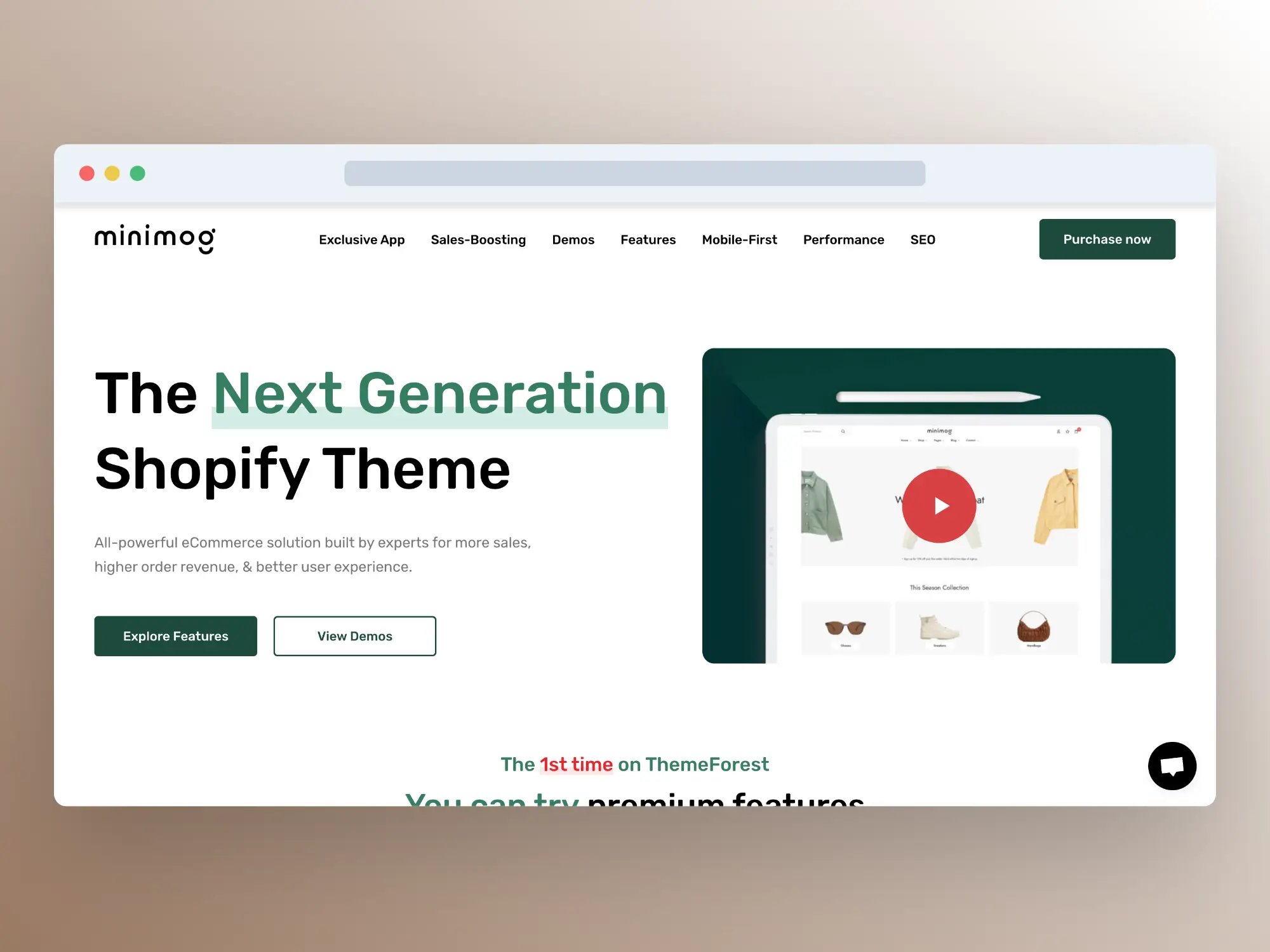 Minimog - Shopify Theme