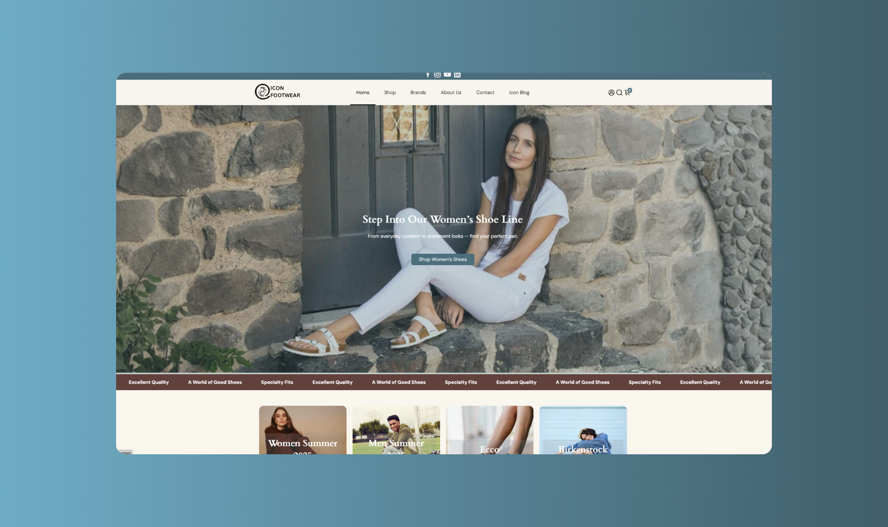 Icon Footwear Website
