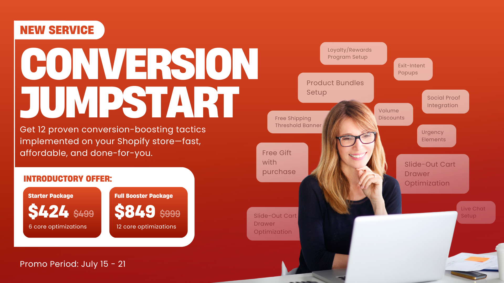 New service - Conversion Jumpstart New service - Conversion Jumpstart